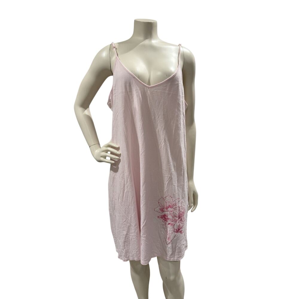 Lightweight Comfortable Adjustable Victoria's Secret Pink Nightshirt V-Neck Sz L